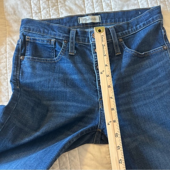 Madewell Tall 9" High Rise Skinny Jeans Button Fly. Size 28T. - Picture 11 of 13